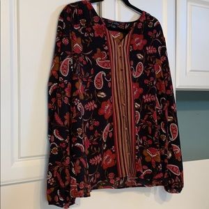 Zac & Rachel Large Boho style paisley shirt